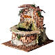 Working fountain in cork for Nativity scene 10-12 cm s3