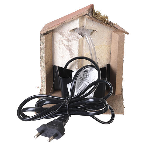 Cork electric fountain for Nativity Scene with 10-12 cm figurines 4