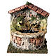 Working fountain with double dispenser for Nativity scene 10-12 cm 15x10x15 cm s1