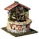 Working fountain with double dispenser for Nativity scene 10-12 cm 15x10x15 cm s3