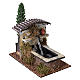 Working fountain and tree for Nativity Scene 8-10 cm 15x10x20 cm s4