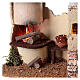 Casa em miniatura estilo palestino com luz trémula efeito chama para presépio com figuras altura média 8-10 cm, medidas: 15x35x16 cm s2