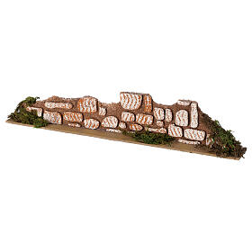 Fence 10x35x5 cm Nativity scene 8-10 cm