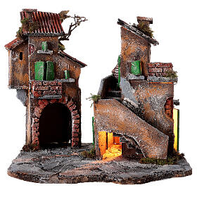 Ambientazione presepe 10 cm napoletano stile '700 30x32x28