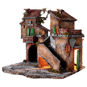 Ambientazione presepe 10 cm napoletano stile '700 30x32x28