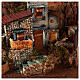 Neapolitan nativity village setting for 14-16 cm with fountain waterfall 45x100x60 cm s8
