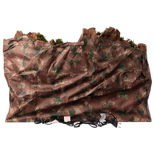 Otaczenie wiejskie z kuchnią i fontanną, 40x70x40 dla figurek 14-16 cm 12