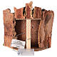 Paesaggio presepe con luci 25x20x25 per statue 10-12 cm s4