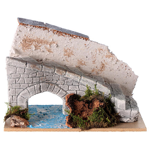 Treppe mit Bachlauf 10x15x16 für Krippe 8-12 cm 1