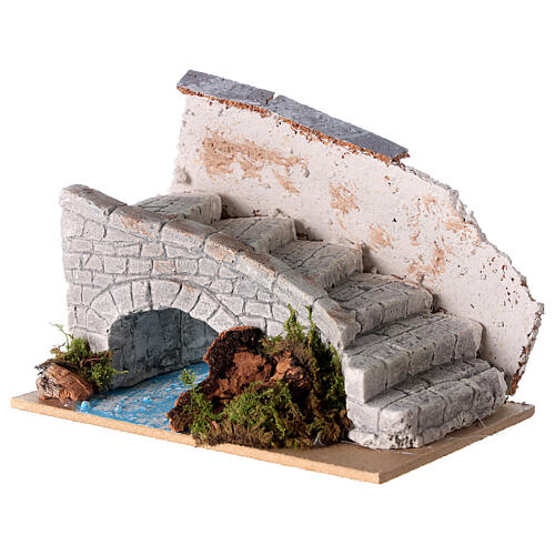 Schody ze strumykiem, 10x15x16, do szopki 8-12 cm 2