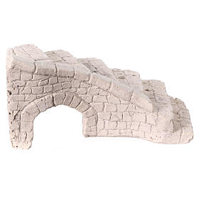 Schody z łukiem, 15x10x10, do szopek 8-12 cm