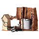 Presepe 50x25x35 con luci e Natività 10 cm s6