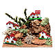 Paisagem de montanha com casas em miniatura para presépio, medidas: 9x11,5x7 cm s1