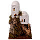 Pueblo iluminado con minaretes belén 8-16 cm 15x10x10 cm s4