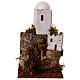 Aldeia iluminada com minaretes 15x10x10 cm para presépio com figuras de 8-16 cm de altura média s5