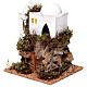 Miniature lighted village with minarets nativity 8-16 cm 15x10x10 cm s2