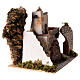 Casolare con scalinata 20x20x15 cm presepe 8 cm s3