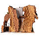 Casolare con scalinata 20x20x15 cm presepe 8 cm s4