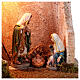 Nativity Scene stable with Holy Family and lights 50x25x35 cm characters of 16 cm s2