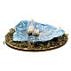 Miniature pond circular realistic water effect with geese Moranduzzo nativity 8-14 cm s4