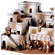 Whole Nativity setting, arabic village with Moranduzzo's figurines of 10 cm, fountain, 40x70x50 cm s4