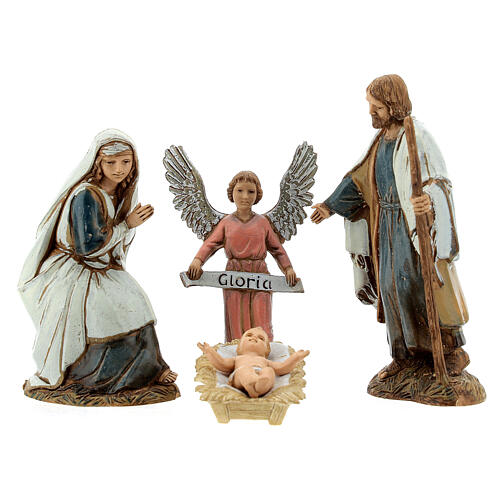 Belén completo palestino fuego fuente estatuas Moranduzzo 10 cm 35x95x45 10