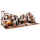Kompletna szopka palestyńska z ogniem, fontanną i figurkami Moranduzzo 10 cm, 35x95x45 s3