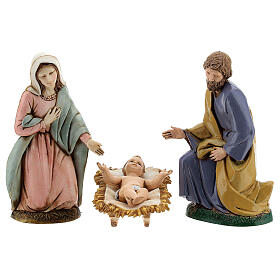 Village complet fontaine table dressée crèche Moranduzzo 12 cm 35x100x45 cm s10