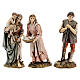 Complete village fountain set table 12 cm Moranduzzo Nativity 35x100x45 cm s12