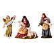 Nativity Scene village with octagonal house, well and 10 cm Moranduzzo characters 50x70x45 cm s10