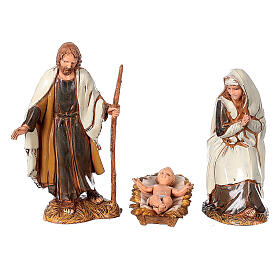 Village crèche complet maison octogonale puits santons Moranduzzo 10 cm 50x70x45 cm s7