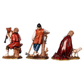 Village crèche complet maison octogonale puits santons Moranduzzo 10 cm 50x70x45 cm s12