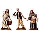 Nativity setting, hamlet with bridge and waterfall, for 10 cm figurines, 45x80x45 cm s5