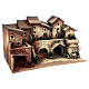 Mieścina szopka z piecem, fontanną i figurkami Moranduzzo 8 cm, 35x60x35 cm s3