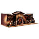 Nativity Scene with oven, fountain for 12 cm figurines 40x95x45 cm s5