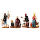 Nativity Scene with oven, fountain for 12 cm figurines 40x95x45 cm s14