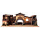 Nativity Scene with oven, fountain for 12 cm figurines 40x95x45 cm s16