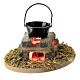 Fire with pot and light 3,5V 5x5 cm for Nativity Scene with 12 cm characters s2
