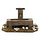 Fake wood fountain 10x10x5 cm for Nativity Scene with 14-16 cm characters s1