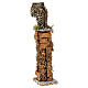 Cork column with half arch 25x15x5 cm for Nativity Scene with 14 cm characters s4