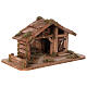 Stajenka drewniana do szopki, 20x45x20 cm, do figurek 8 cm, styl nordycki s5