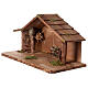 Alpine wood stable, Nordic Nativity Scene, 35x65x30 cm, for 16 cm characters s3