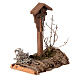 Nisza z krucyfiksem z drewna, styl nordycki, 15x10x10 cm, do figurek 10/12 cm s3