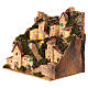 Village for Nativity Scene with 12 cm characters, illuminated, for background, 20x20x15 cm s2