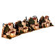 4 groups of houses lights for nativity scene 10-12 cm, distance 10x10x5 cm s3