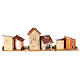 Gruppo case 6 pz presepe 10-12 cm lontananza 10x10x5 cm  s4