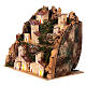Village with small illuminated houses, for Nativity Scene with 10-12 cm characters, 20x20x15 cm s2