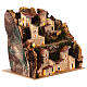 Aldeia com casinhas para presépio com figuras de 10-12 cm iluminada 20x20x15 cm s3