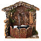 Fontana con pompa parete rocciosa sughero presepe 10-12 cm 15x15x10 cm  s1