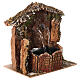 Fontana con pompa parete rocciosa sughero presepe 10-12 cm 15x15x10 cm  s4